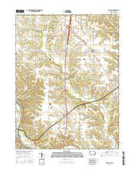 Argyle Iowa Current topographic map, 1:24000 scale, 7.5 X 7.5 Minute, Year 2015
