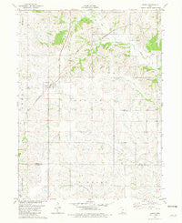 Arispe Iowa Historical topographic map, 1:24000 scale, 7.5 X 7.5 Minute, Year 1981