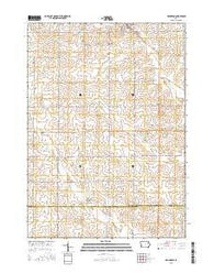 Arlington Iowa Current topographic map, 1:24000 scale, 7.5 X 7.5 Minute, Year 2015