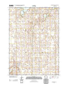 Armstrong Iowa Historical topographic map, 1:24000 scale, 7.5 X 7.5 Minute, Year 2013