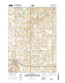 Armstrong Iowa Current topographic map, 1:24000 scale, 7.5 X 7.5 Minute, Year 2015