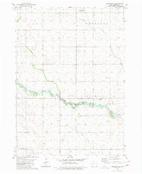 Armstrong SE Iowa Historical topographic map, 1:24000 scale, 7.5 X 7.5 Minute, Year 1980
