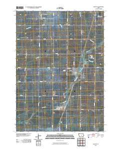 Ashton Iowa Historical topographic map, 1:24000 scale, 7.5 X 7.5 Minute, Year 2010