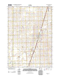 Ashton Iowa Historical topographic map, 1:24000 scale, 7.5 X 7.5 Minute, Year 2013
