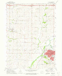 Atlantic Iowa Historical topographic map, 1:24000 scale, 7.5 X 7.5 Minute, Year 1971