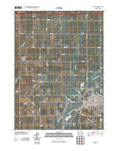 Atlantic Iowa Historical topographic map, 1:24000 scale, 7.5 X 7.5 Minute, Year 2010