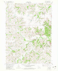 Attica Iowa Historical topographic map, 1:24000 scale, 7.5 X 7.5 Minute, Year 1982