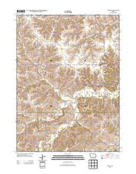 Attica Iowa Historical topographic map, 1:24000 scale, 7.5 X 7.5 Minute, Year 2013