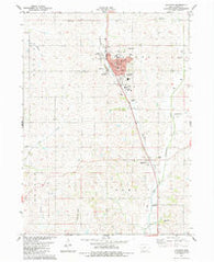Audubon Iowa Historical topographic map, 1:24000 scale, 7.5 X 7.5 Minute, Year 1983