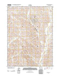 Audubon Iowa Historical topographic map, 1:24000 scale, 7.5 X 7.5 Minute, Year 2013