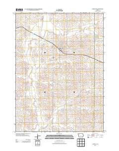 Aurelia Iowa Historical topographic map, 1:24000 scale, 7.5 X 7.5 Minute, Year 2013