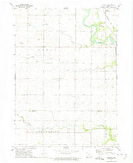 Aureola Iowa Historical topographic map, 1:24000 scale, 7.5 X 7.5 Minute, Year 1972