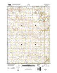 Aureola Iowa Historical topographic map, 1:24000 scale, 7.5 X 7.5 Minute, Year 2013