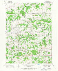 Avery Iowa Historical topographic map, 1:24000 scale, 7.5 X 7.5 Minute, Year 1968
