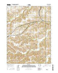 Avery Iowa Current topographic map, 1:24000 scale, 7.5 X 7.5 Minute, Year 2015