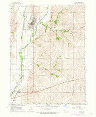 Avoca Iowa Historical topographic map, 1:24000 scale, 7.5 X 7.5 Minute, Year 1963