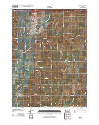 Avoca Iowa Historical topographic map, 1:24000 scale, 7.5 X 7.5 Minute, Year 2010