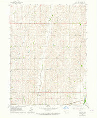 Avoca NW Iowa Historical topographic map, 1:24000 scale, 7.5 X 7.5 Minute, Year 1963