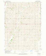 Avoca SE Iowa Historical topographic map, 1:24000 scale, 7.5 X 7.5 Minute, Year 1963