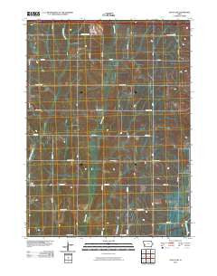 Avoca NW Iowa Historical topographic map, 1:24000 scale, 7.5 X 7.5 Minute, Year 2010