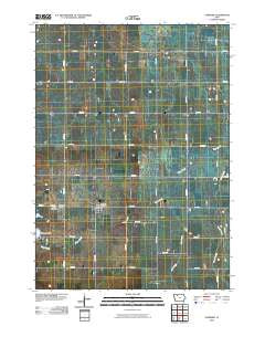Ayrshire Iowa Historical topographic map, 1:24000 scale, 7.5 X 7.5 Minute, Year 2010