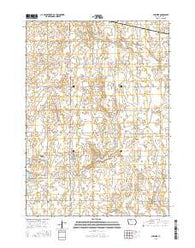 Ayrshire Iowa Current topographic map, 1:24000 scale, 7.5 X 7.5 Minute, Year 2015