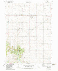 Bagley Iowa Historical topographic map, 1:24000 scale, 7.5 X 7.5 Minute, Year 1982