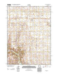 Bagley Iowa Historical topographic map, 1:24000 scale, 7.5 X 7.5 Minute, Year 2013