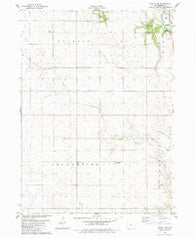 Bagley NW Iowa Historical topographic map, 1:24000 scale, 7.5 X 7.5 Minute, Year 1982