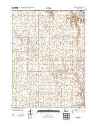 Bagley NW Iowa Historical topographic map, 1:24000 scale, 7.5 X 7.5 Minute, Year 2013
