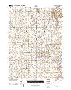 Bagley NW Iowa Historical topographic map, 1:24000 scale, 7.5 X 7.5 Minute, Year 2013