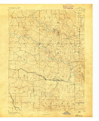 Baldwin Iowa Historical topographic map, 1:62500 scale, 15 X 15 Minute, Year 1891