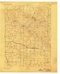Baldwin Iowa Historical topographic map, 1:62500 scale, 15 X 15 Minute, Year 1891