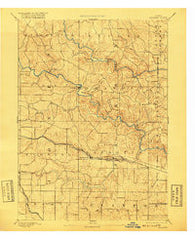 Baldwin Iowa Historical topographic map, 1:62500 scale, 15 X 15 Minute, Year 1891