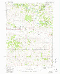 Baldwin Iowa Historical topographic map, 1:24000 scale, 7.5 X 7.5 Minute, Year 1980