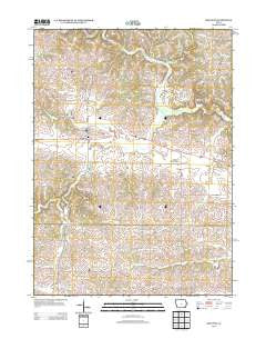 Baldwin Iowa Historical topographic map, 1:24000 scale, 7.5 X 7.5 Minute, Year 2013