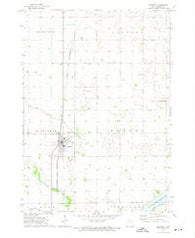 Bancroft Iowa Historical topographic map, 1:24000 scale, 7.5 X 7.5 Minute, Year 1972