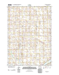 Bancroft Iowa Historical topographic map, 1:24000 scale, 7.5 X 7.5 Minute, Year 2013