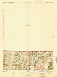 Banford Iowa Historical topographic map, 1:62500 scale, 15 X 15 Minute, Year 1943
