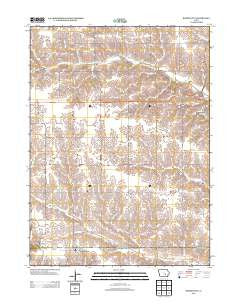 Barnes City Iowa Historical topographic map, 1:24000 scale, 7.5 X 7.5 Minute, Year 2013