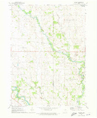 Bassett Iowa Historical topographic map, 1:24000 scale, 7.5 X 7.5 Minute, Year 1971