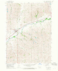 Battle Creek Iowa Historical topographic map, 1:24000 scale, 7.5 X 7.5 Minute, Year 1967