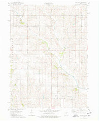 Baxter SE Iowa Historical topographic map, 1:24000 scale, 7.5 X 7.5 Minute, Year 1975