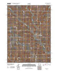 Baxter SE Iowa Historical topographic map, 1:24000 scale, 7.5 X 7.5 Minute, Year 2010