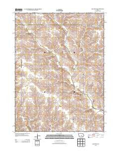 Baxter SE Iowa Historical topographic map, 1:24000 scale, 7.5 X 7.5 Minute, Year 2013