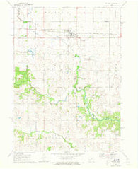 Bayard Iowa Historical topographic map, 1:24000 scale, 7.5 X 7.5 Minute, Year 1971