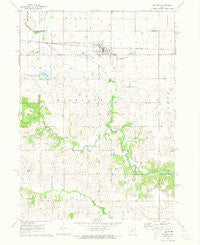 Bayard Iowa Historical topographic map, 1:24000 scale, 7.5 X 7.5 Minute, Year 1971