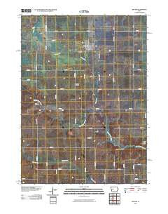 Bayard Iowa Historical topographic map, 1:24000 scale, 7.5 X 7.5 Minute, Year 2010