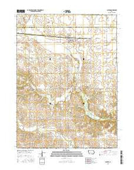 Bayard Iowa Current topographic map, 1:24000 scale, 7.5 X 7.5 Minute, Year 2015