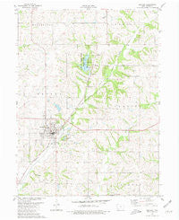 Bedford Iowa Historical topographic map, 1:24000 scale, 7.5 X 7.5 Minute, Year 1980